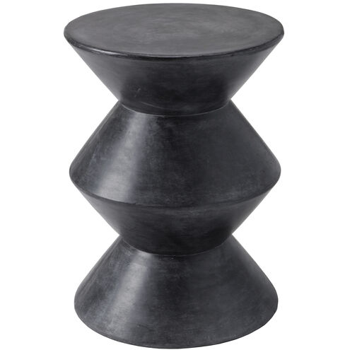 Union 22 X 16 inch Black Outdoor End Table